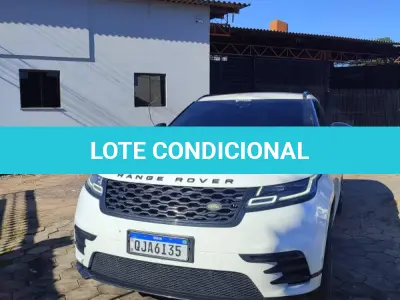 LOTE 002 - VEÍCULO I/LR RANGE ROVER VELAR 2.0 P250 R-DYN. SE, ANO 2018, PLACAS QJA6I35, COR BRANCA