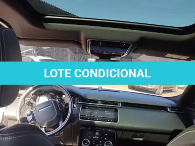 LOTE 002 - VEÍCULO I/LR RANGE ROVER VELAR 2.0 P250 R-DYN. SE, ANO 2018, PLACAS QJA6I35, COR BRANCA