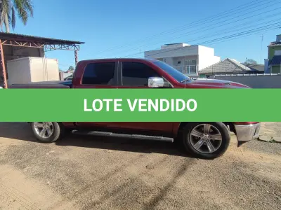 LOTE 001 - VEÍCULO I/RAM CLASSIC LARAMIE, ANO 2022, PLACAS JBQ1B79, COR VERMELHA - BLINDADO