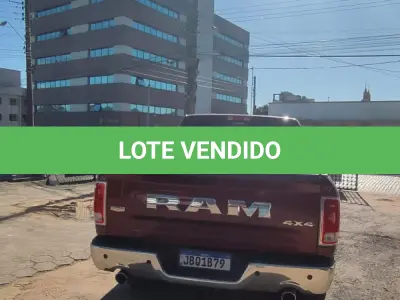 LOTE 001 - VEÍCULO I/RAM CLASSIC LARAMIE, ANO 2022, PLACAS JBQ1B79, COR VERMELHA - BLINDADO