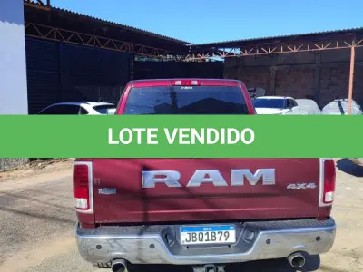 LOTE 001 - VEÍCULO I/RAM CLASSIC LARAMIE, ANO 2022, PLACAS JBQ1B79, COR VERMELHA - BLINDADO