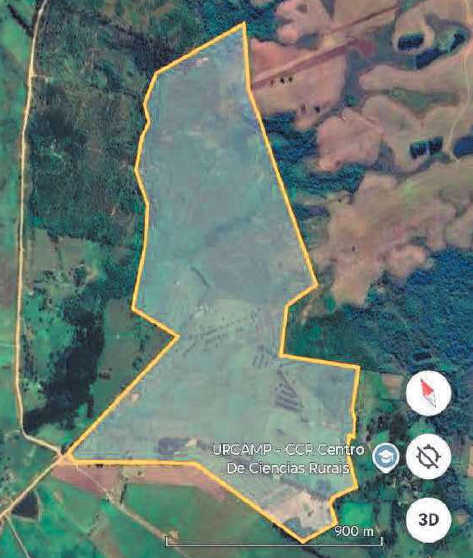 URCAMP - FRAÇÃO DE 123,49HA , Estancia Cinco Cruzes, em Hulha Negra/RS